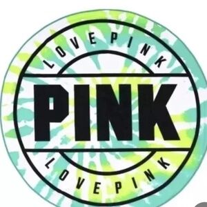 NEW VS PINK Round Beach Towel